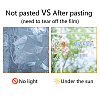 Waterproof PVC Colored Laser Stained Window Film Adhesive Stickers DIY-WH0256-071-8