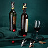 BENECREAT 4Pcs 4 Colors Steel Wine Bottle Stoppers FIND-BC0004-71-4