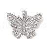Brass Micro Pave Cubic Zirconia Pendants KK-R230-09P-1