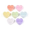 UV Plating Opaque Acrylic Beads OACR-T028-42-1