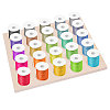 Wooden Yarn Tray AJEW-WH0473-44-1
