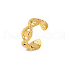 Geometric Eye Hollow Women's Stainless Steel Cuff Rings VH0887-6