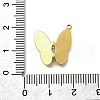 304 Stainless Steel with Cubic Zirconia and Shell Charms STAS-Q347-09A-G-3