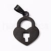 304 Stainless Steel Pendants STAS-I127-053B-A-1