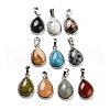 Natural & Synthetic Mixed Gemstone Pendants G-I358-B-1
