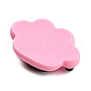 Black & Pink Opaque Resin Cabochons CRES-P026-A03-2