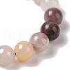 10mm Round Natural Purple Quartz Braided Bead Bracelets BJEW-C067-01C-25-4