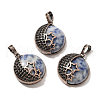 Natural Blue Spot Jasper Pendants G-P560-01R-04-1