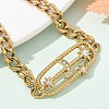 Rectangle 304 Stainless Steel Bracelets BJEW-R011-01G-02-3