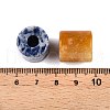 Natural & Synthetic Mixed Stone European Beads G-N344-27B-3