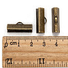 Iron Ribbon Crimp Ends IFIN-S008-AB-NF-3