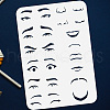 Plastic Drawing Painting Stencils Templates DIY-WH0396-402-3