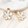 304 Stainless Steel Earrings EJEW-D319-05G-2