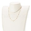 Brass Satellite Chain Necklaces NJEW-JN03559-02-3