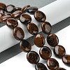 Natural Mahogany Obsidian Beads Strands G-K365-B09-03-2