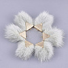 Faux Mink Fur Tassel Pendant Decorations FIND-S302-05E-1