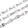 Tarnish Resistant 304 Stainless Steel Dapped Chains STAS-I107-01P-1