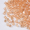 8/0 Two Cut Glass Seed Beads SEED-S033-15A-07-2