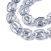 Electroplate Glass Beads Strands EGLA-T021-05J-3