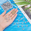 DICOSMETIC 120Pcs 316 Surgical Stainless Steel Pendants STAS-DC0016-12-3