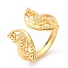 Ion Plating(IP) 201 Stainless Steel Open Cuff Ring X-RJEW-E063-43G-1