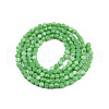 Opaque Solid Color Glass Beads Strands GLAA-N052-05A-A21-2