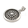 316 Surgical Stainless Steel Pendants STAS-E212-63AS-2