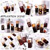 Unfinished Broken Blood Sandalwood DIY-E015-01A-4