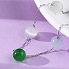 304 Stainless Steel Cable Chain Bracelets BJEW-C094-01P-07-2