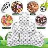Olycraft 16pcs Football Pattern Kraft Paper Candy Boxes CON-OC0001-65A-6