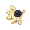 Natural Lapis Lazuli Pendants STAS-F312-01G-01-2