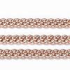 Ion Plating(IP) 304 Stainless Steel Curb Chains CHS-H009-28RG-1