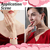 Beebeecraft 8Pcs 2 Colors Rack Plating Brass Micro Pave Clear Cubic Zirconia Pendants KK-BBC0009-69-5