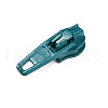 Spray Painted Alloy Replacement Zipper Sliders PALLOY-WH0067-97B-1