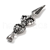 Retro 304 Stainless Steel Big Pendants STAS-L274-024AS-2