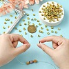 240Pcs 12 Colors Brass Grade A Rhinestone Spacer Beads KK-YW0002-34G-5