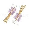 Acrylic Dangle Earrings EJEW-JE06228-03-4