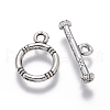 Alloy Ring Toggle Clasps PALLOY-J154-54AS-2