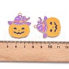 Halloween Theme Alloy Enamel Pendants PALLOY-N176-30-RS-3