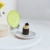 Spray Printed Alloy Plates Miniature Ornaments PW-WG8112A-01-2