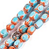 Natural Imperial Jasper Beads Strands G-B083-B02-01-1