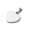 304 Stainless Steel Charms STAS-Z114-03P-01-2