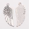 Tibetan Style Alloy Wing Large Pendants EAAA036Y-NF-2