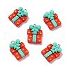 Christmas Opaque Resin Pendants X-RESI-G043-A04-1