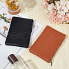 CRASPIRE 2Pcs 2 Colors Litchi Print PU Leather Zip Pouches ABAG-CP0001-08C-4