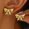 Sweet Stainless Steel Bowknot Stud Earrings SK0525-1-1