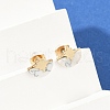 304 Stainless Steel Stud Earrings EJEW-Z089-37B-G-2
