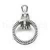 304 Stainless Steel Pendants STAS-G303-21AS-2