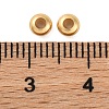 Rack Plating Disc Brass with Plastic Beads KK-Z070-26G-3