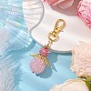 Angel Glass Seed Bead Pendant Decorations HJEW-MZ00088-05-2